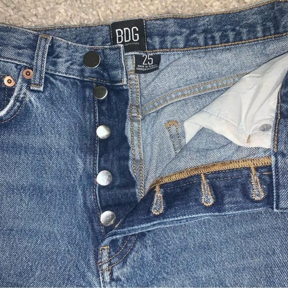 BDG Urban Outfitters Straight Leg  Jeans Women's Size 25‎ High-Rise Vintage Wash - Picture 5 of 12